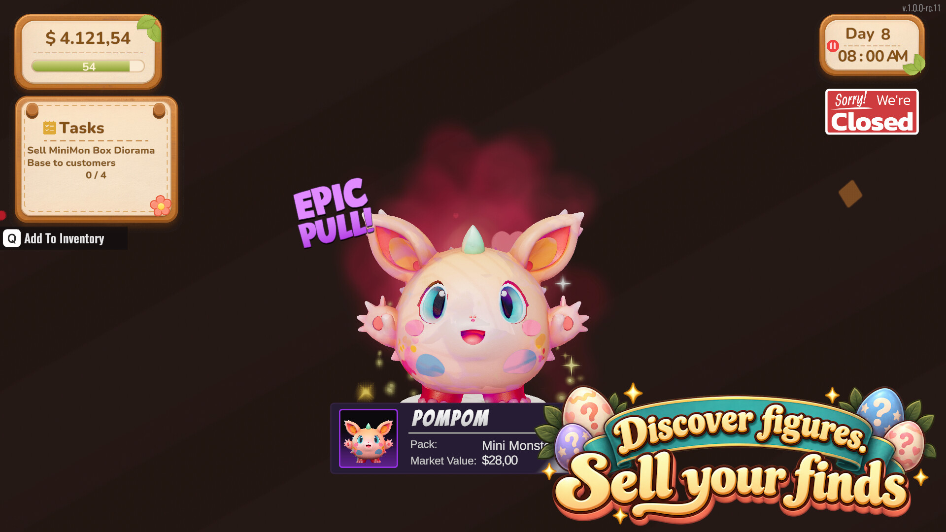 Mystery Egg Shop Simulator trailer