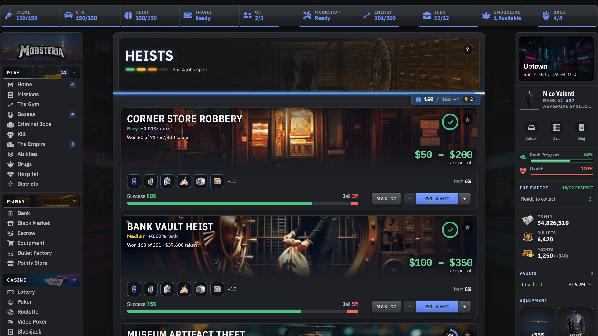 Mobsteria screenshot 4
