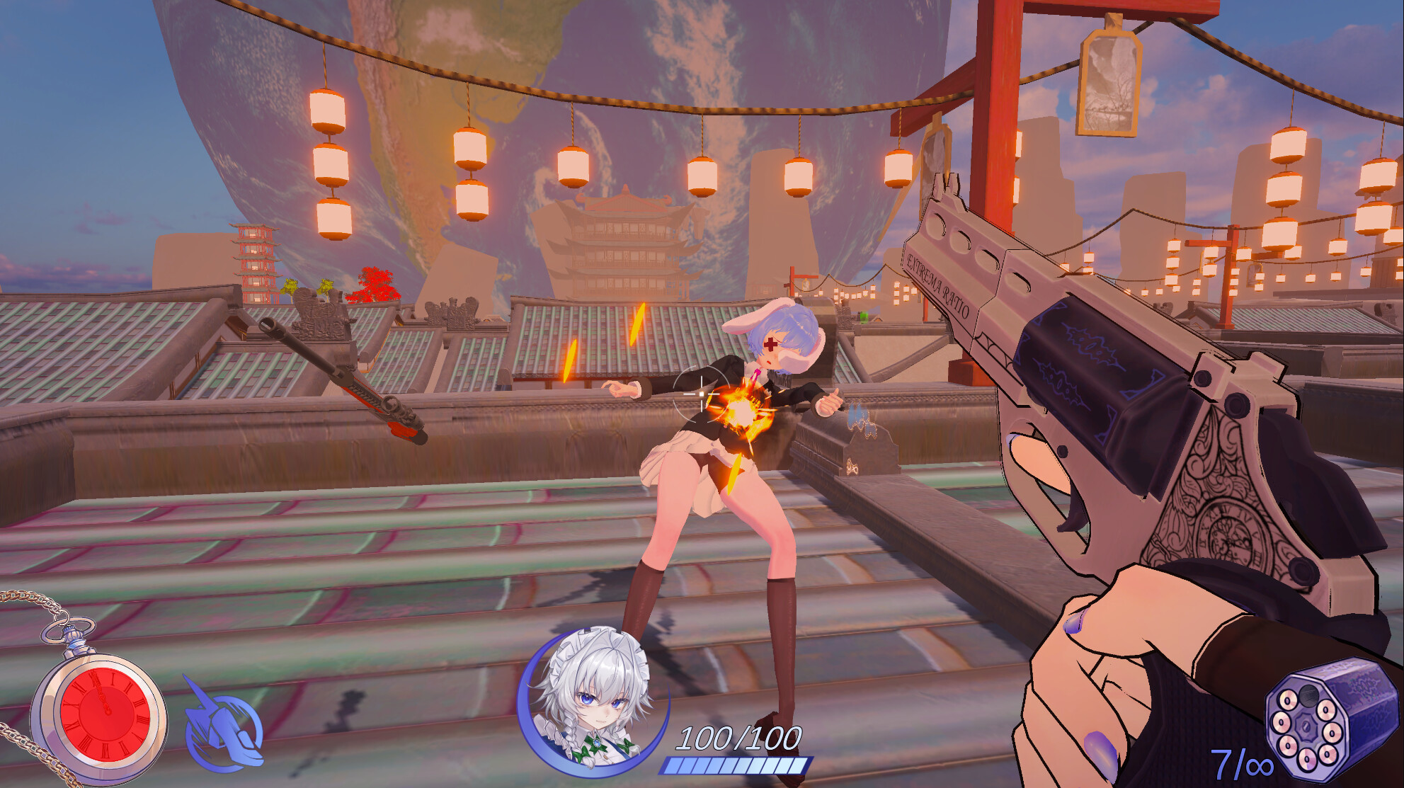 I Am Sakuya FPS: Lunarian Invasion screenshot 4