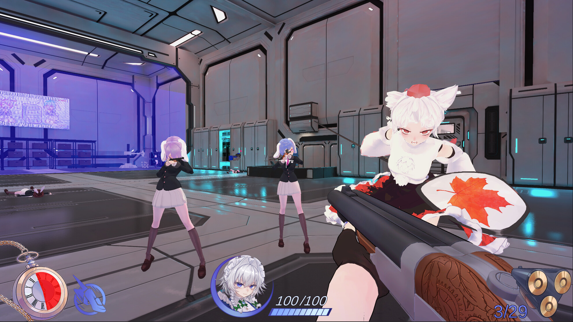 I Am Sakuya FPS: Lunarian Invasion screenshot 3