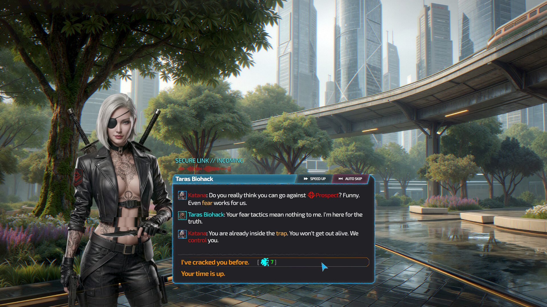 Humanity Echo: Cyberpunk Tactical RPG screenshot 3
