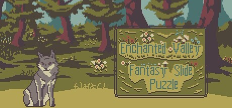Cover art from Enchanted Valley: Fantasy Slide Puzzle