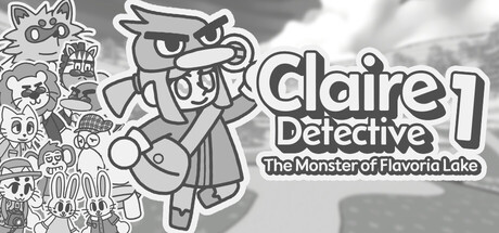 Cover art from Claire Detective 1 : The Monster of Flavoria Lake