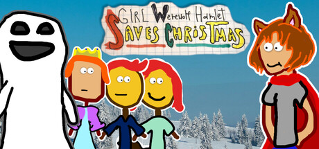 Cover art from Girl Werewolf Hamlet Saves Christmas
