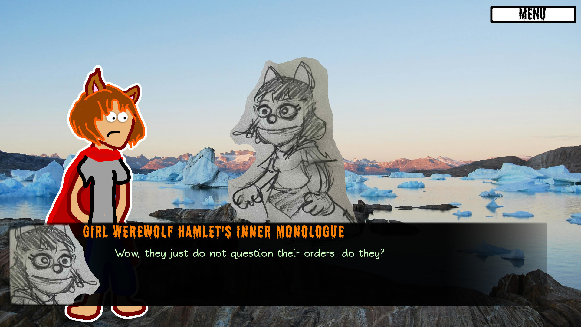 Girl Werewolf Hamlet Saves Christmas trailer