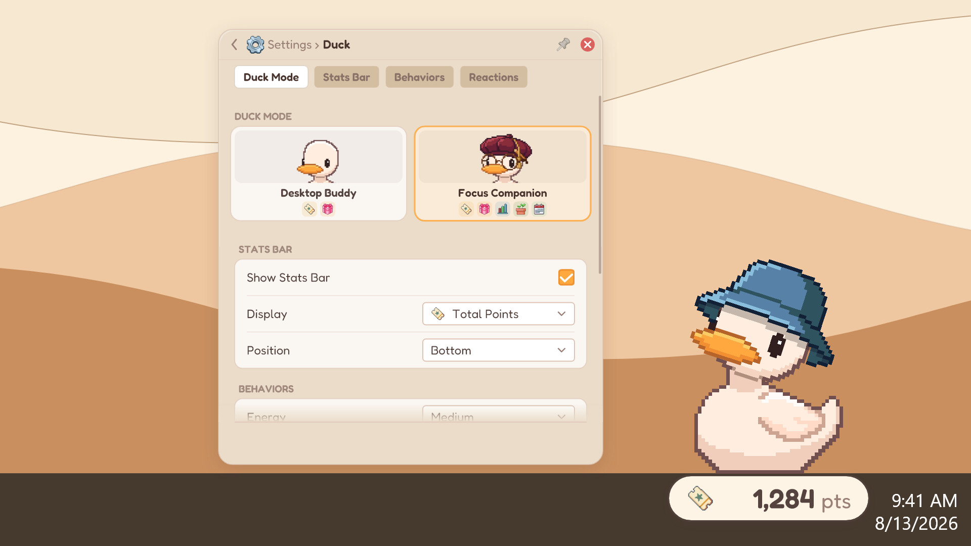 Desktop Duck screenshot 5