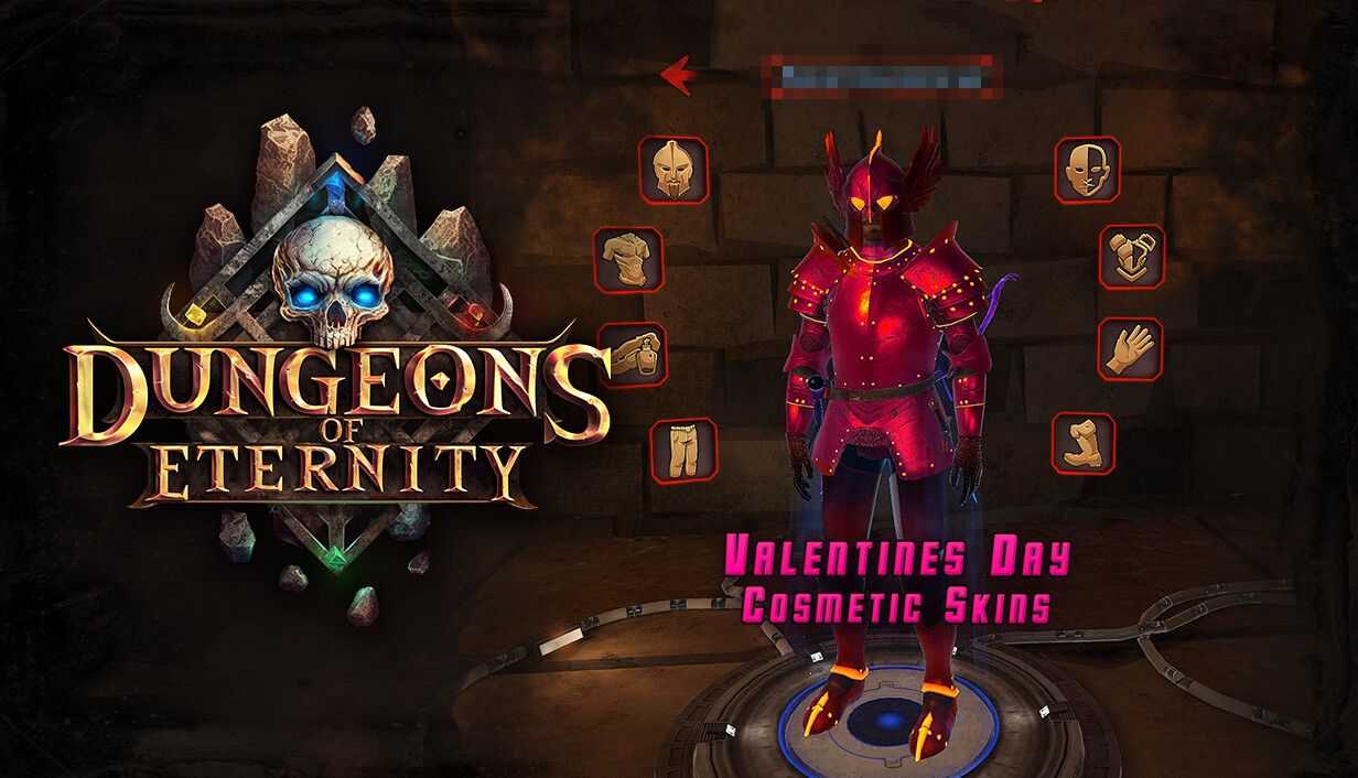 Dungeons of Eternity - Valentine's Day Cosmetic Skins