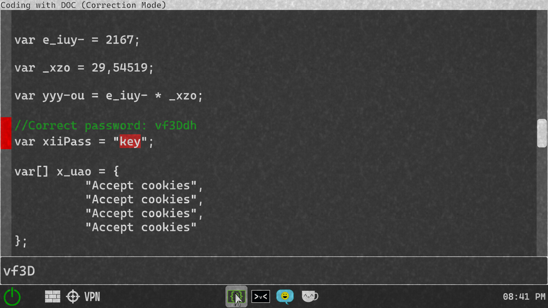 Coding with DOC trailer