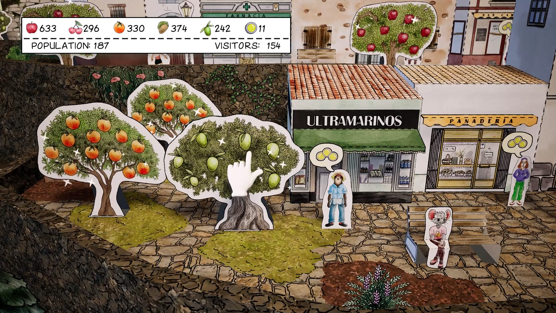 Cutout Village trailer