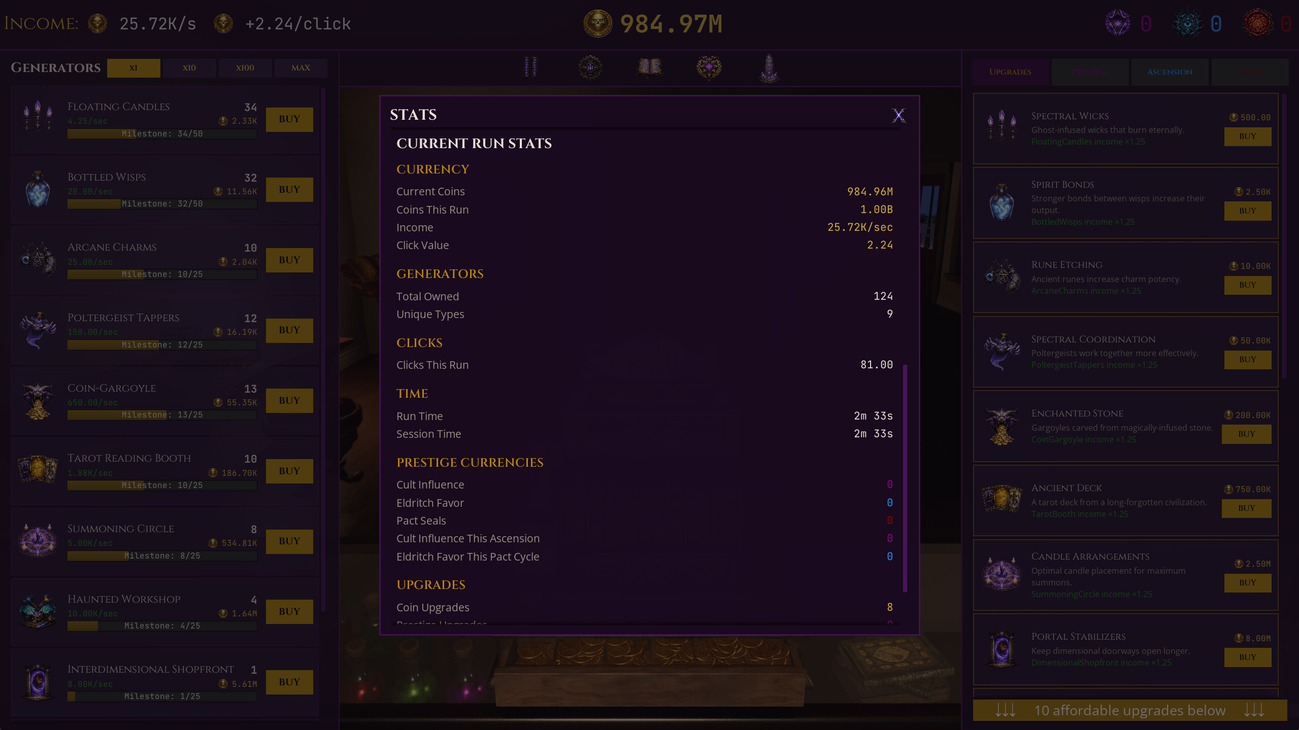 Occult Shop Clicker screenshot 2