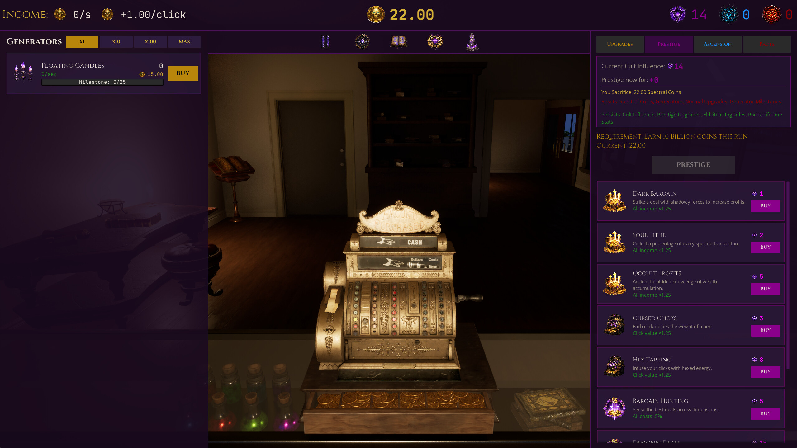 Occult Shop Clicker screenshot 5