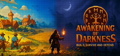 Cover art from Awakening of Darkness: Build, Survive and Defend