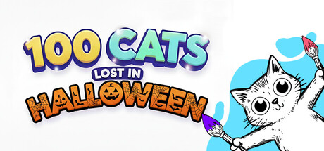 Cover art from 100 Cats Lost in Halloween Havoc