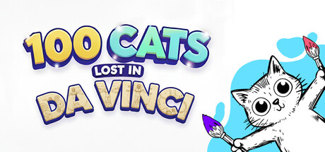 Cover art from 100 Cats Lost in Da Vinci’s Workshop