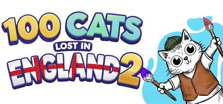 Cover art from 100 Cats Lost In England 2 Find & Color