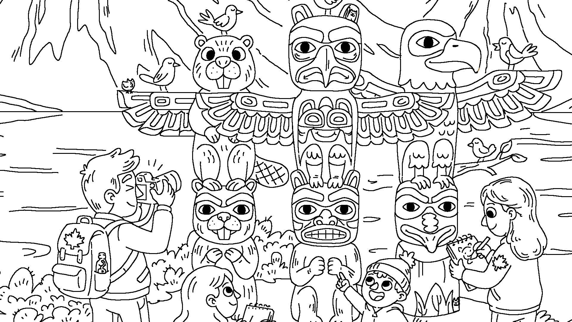 100 Cats Lost in Canada 2 Find & Color trailer