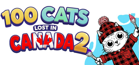 Cover art from 100 Cats Lost in Canada 2 Find & Color