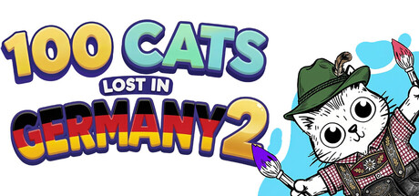 Cover art from 100 Cats Lost in Germany 2 Find & Color