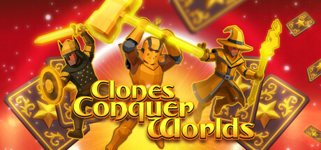 Cover art from Clones Conquer Worlds