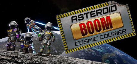 Cover art from Asteroid Boom Cosmic Courier