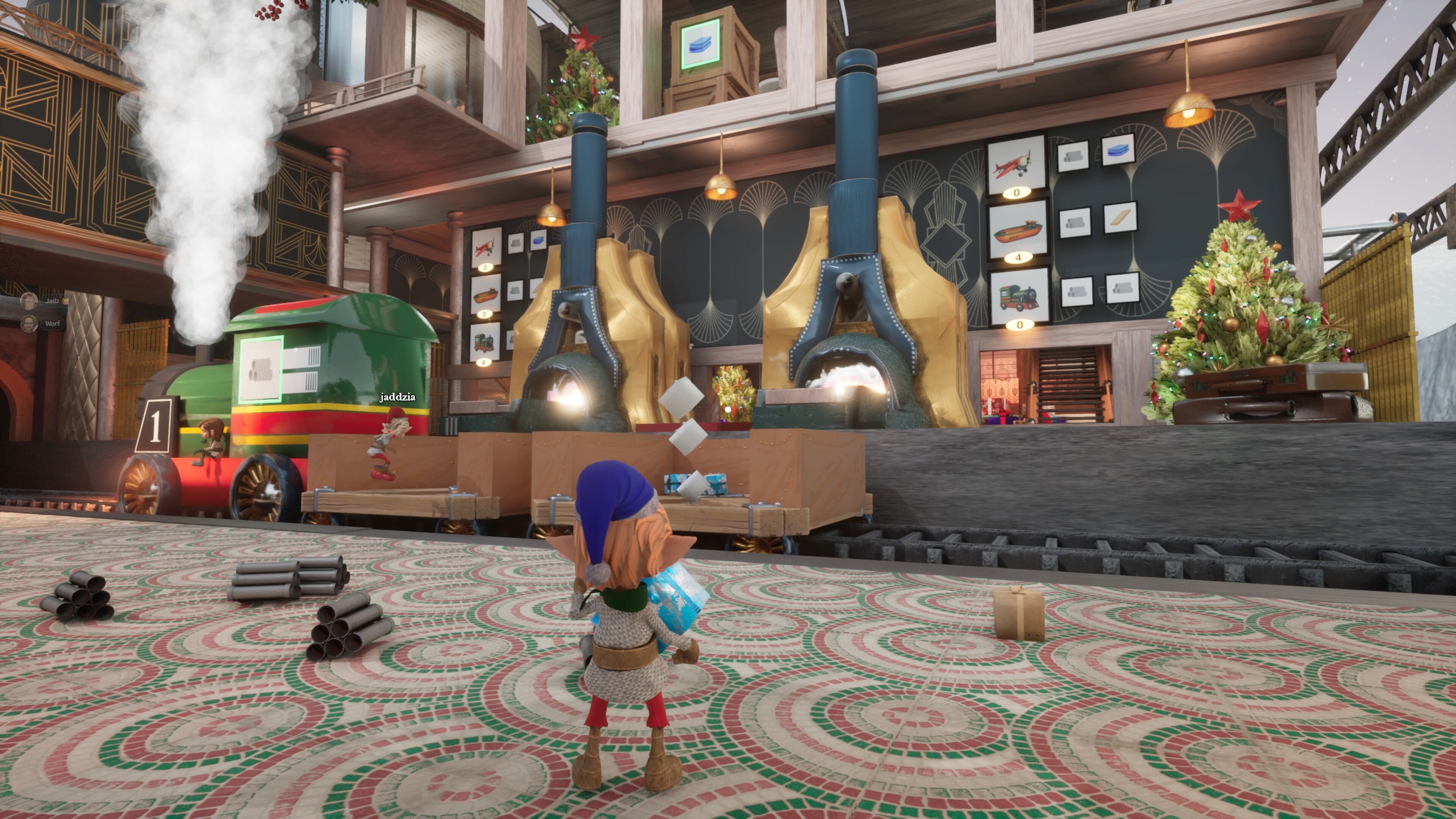 North Pole Workshop trailer