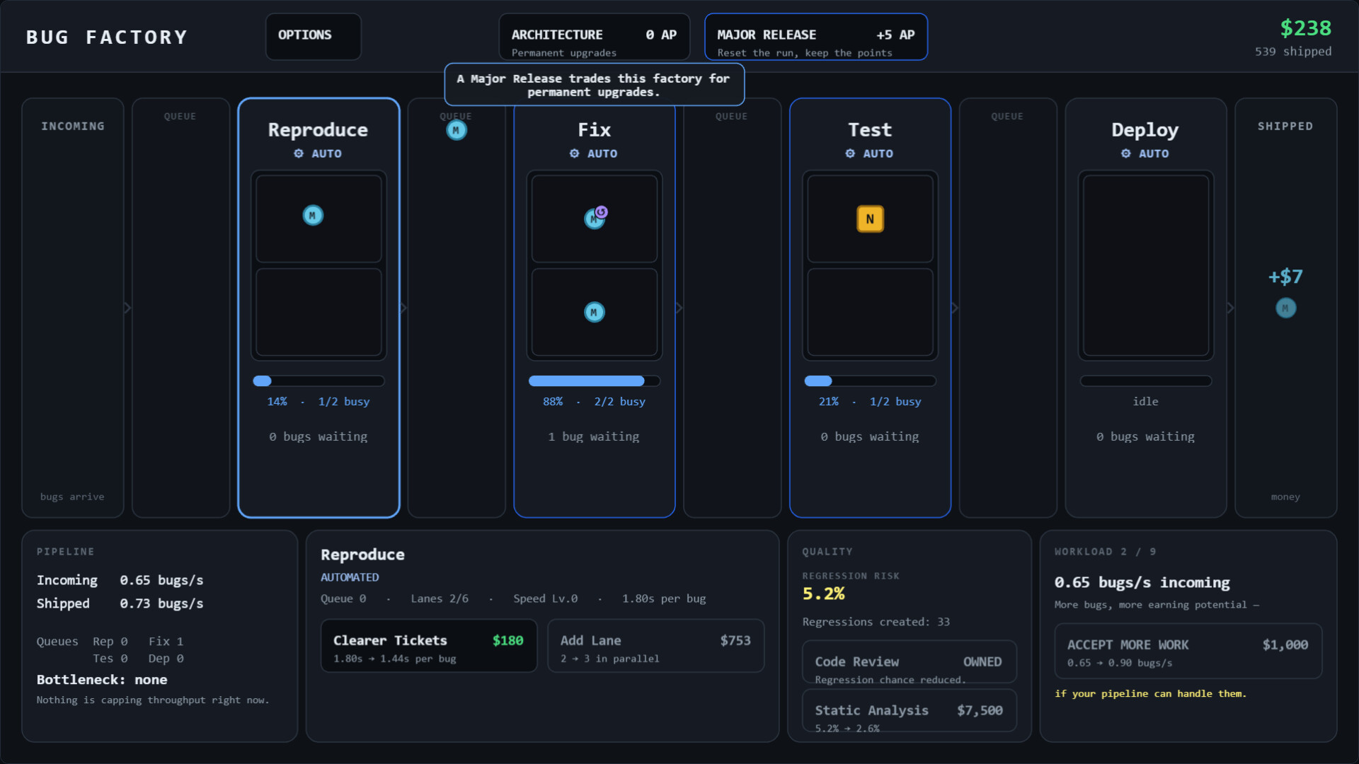 BugFactory screenshot 2