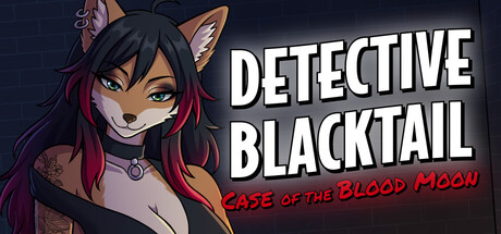 Cover art from Furry Detective Blacktail and the Case of the Blood Moon