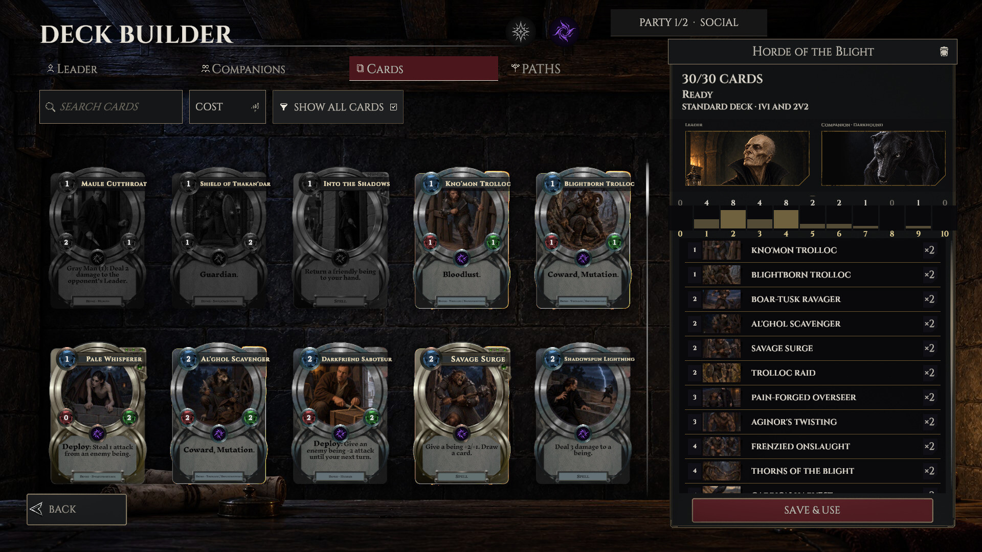 Heroes and Forsaken: The Wheel of Time Digital Card Game screenshot 2