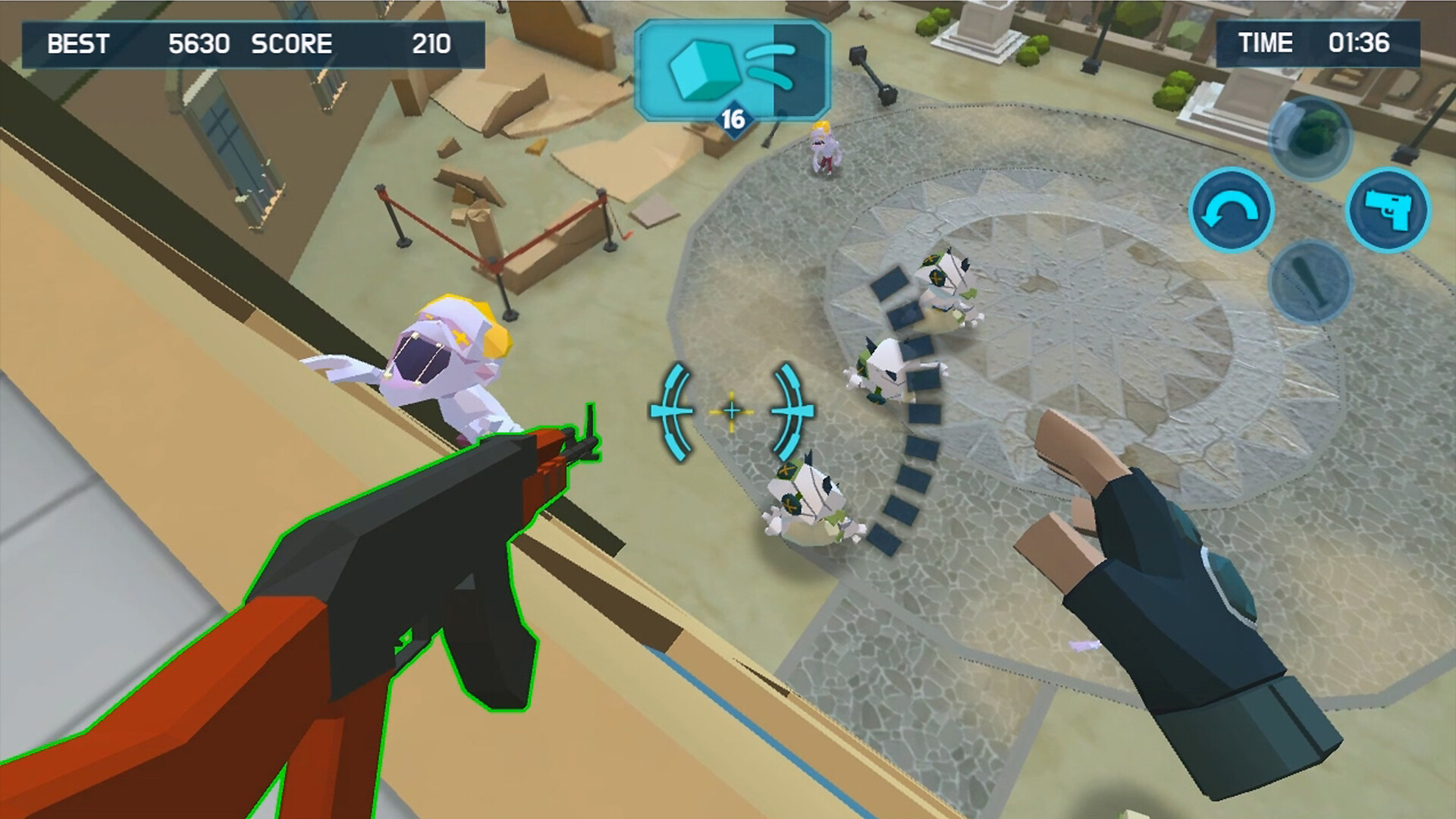 ThrowAnything: Zombie Invaders screenshot 3