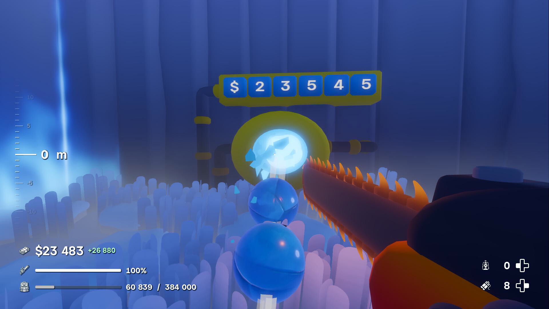 Digging A Hole In Ice With A Chainsaw screenshot 2