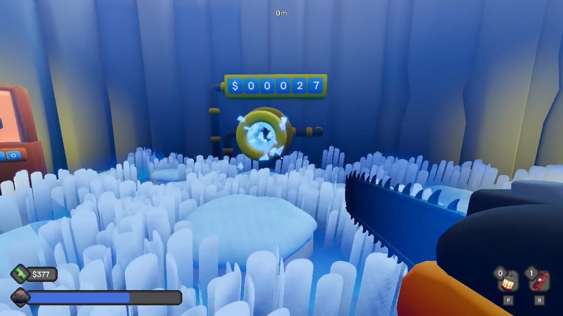 Digging A Hole In Ice With A Chainsaw screenshot 2