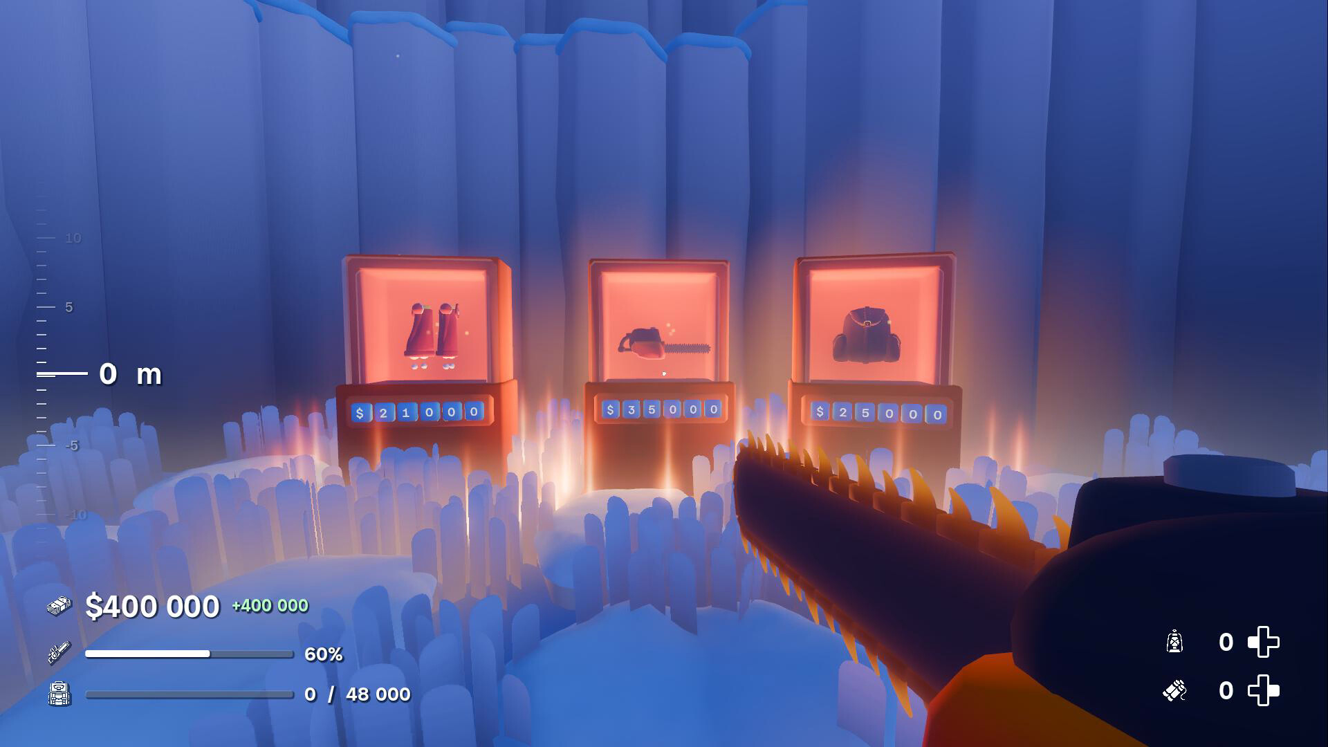 Digging A Hole In Ice With A Chainsaw screenshot 3