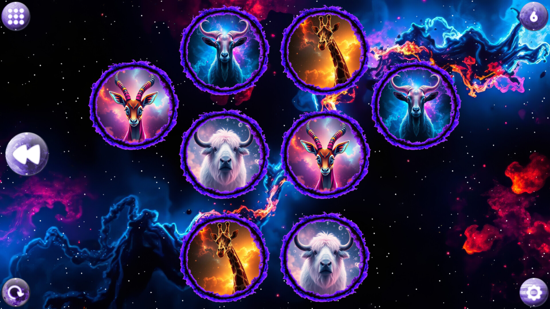 Space Memory: Artiodactyls screenshot 3