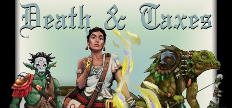 Cover art from Death & Taxes Multiplayer RPG