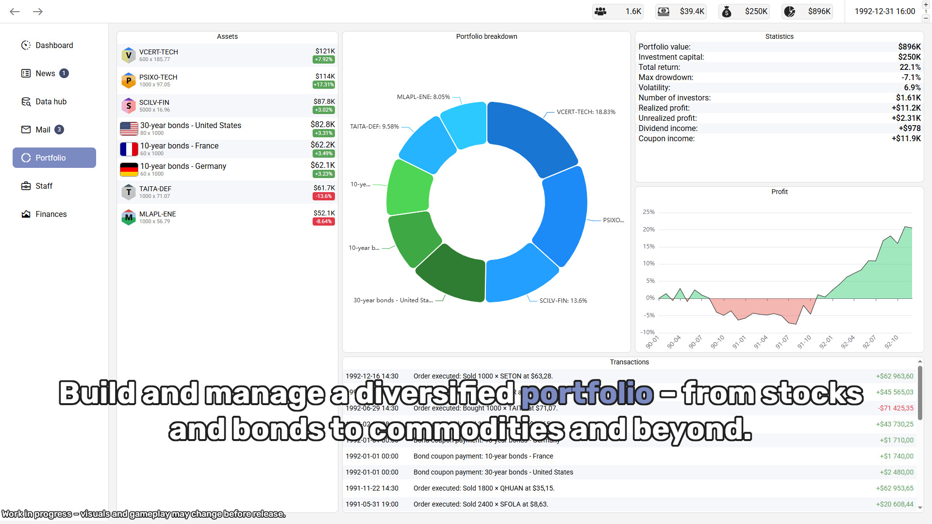 Investment Fund Game screenshot 2