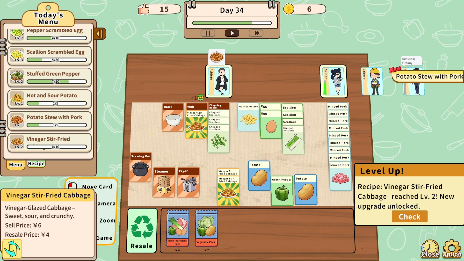Card Sim: Chinese Restaurant screenshot 3