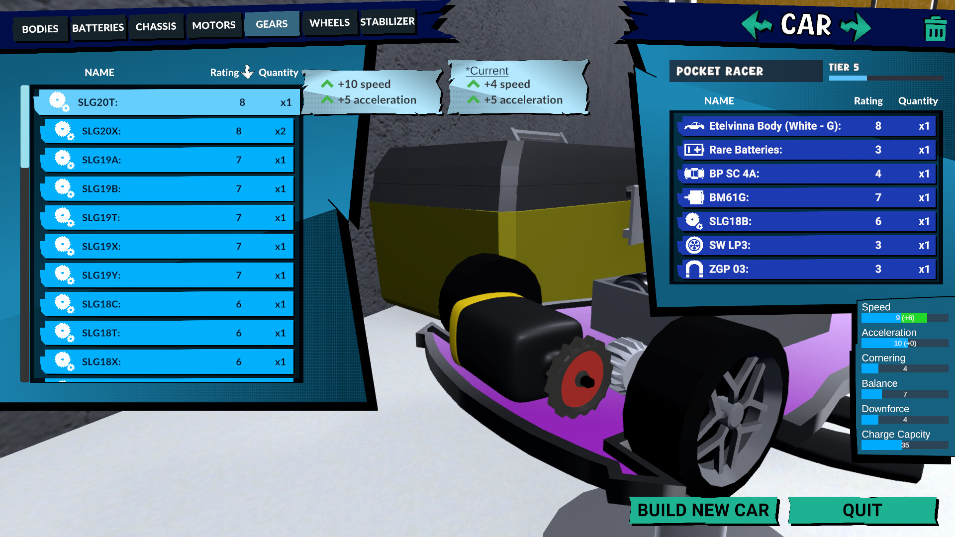 Pocket Racer Shop Sim screenshot 2