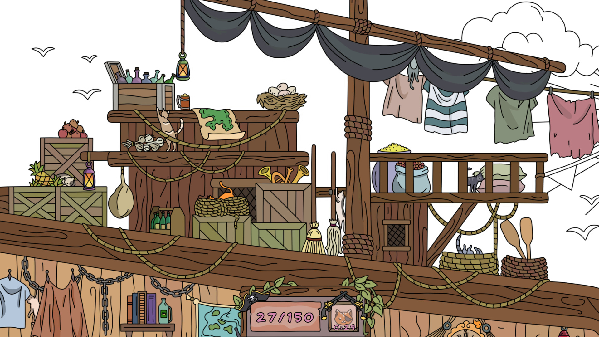 FIND KITTENS 12: Pirates screenshot 2