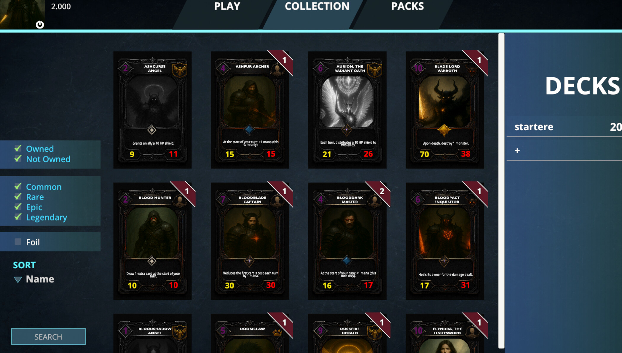 ShadowReign TCG screenshot 2