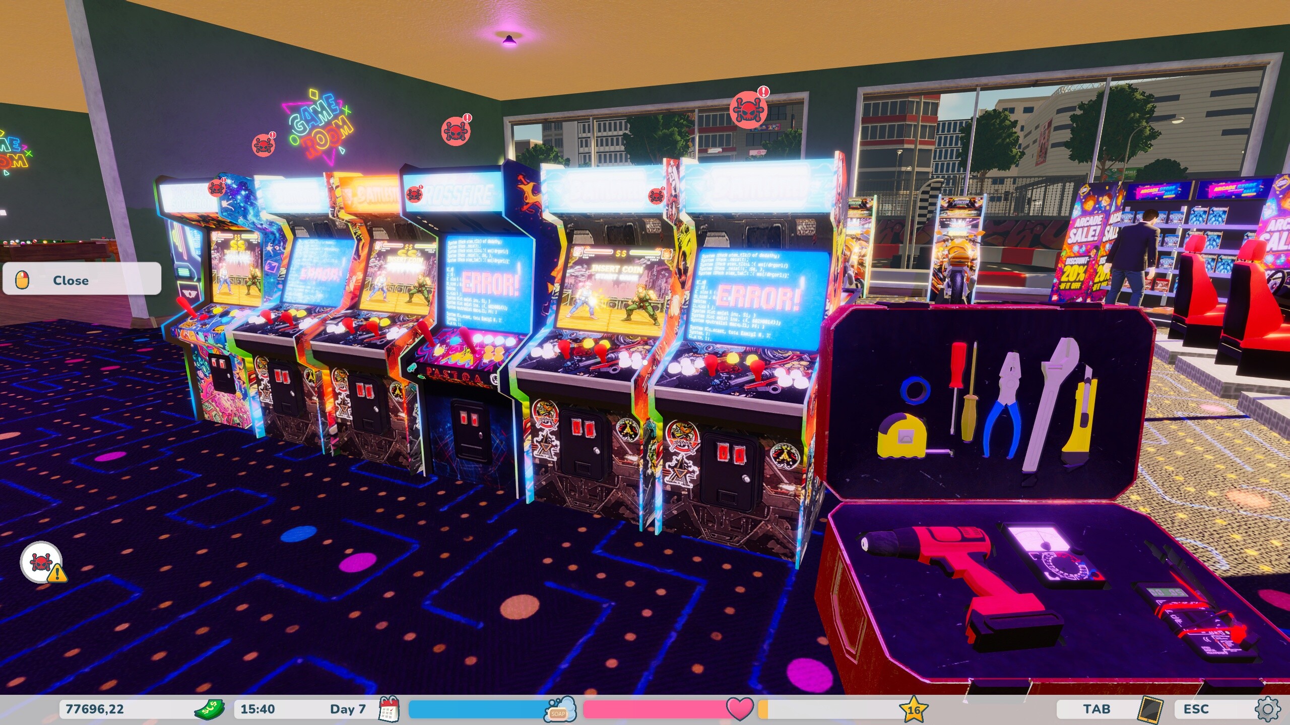 Retro Arcade Shop Simulator trailer