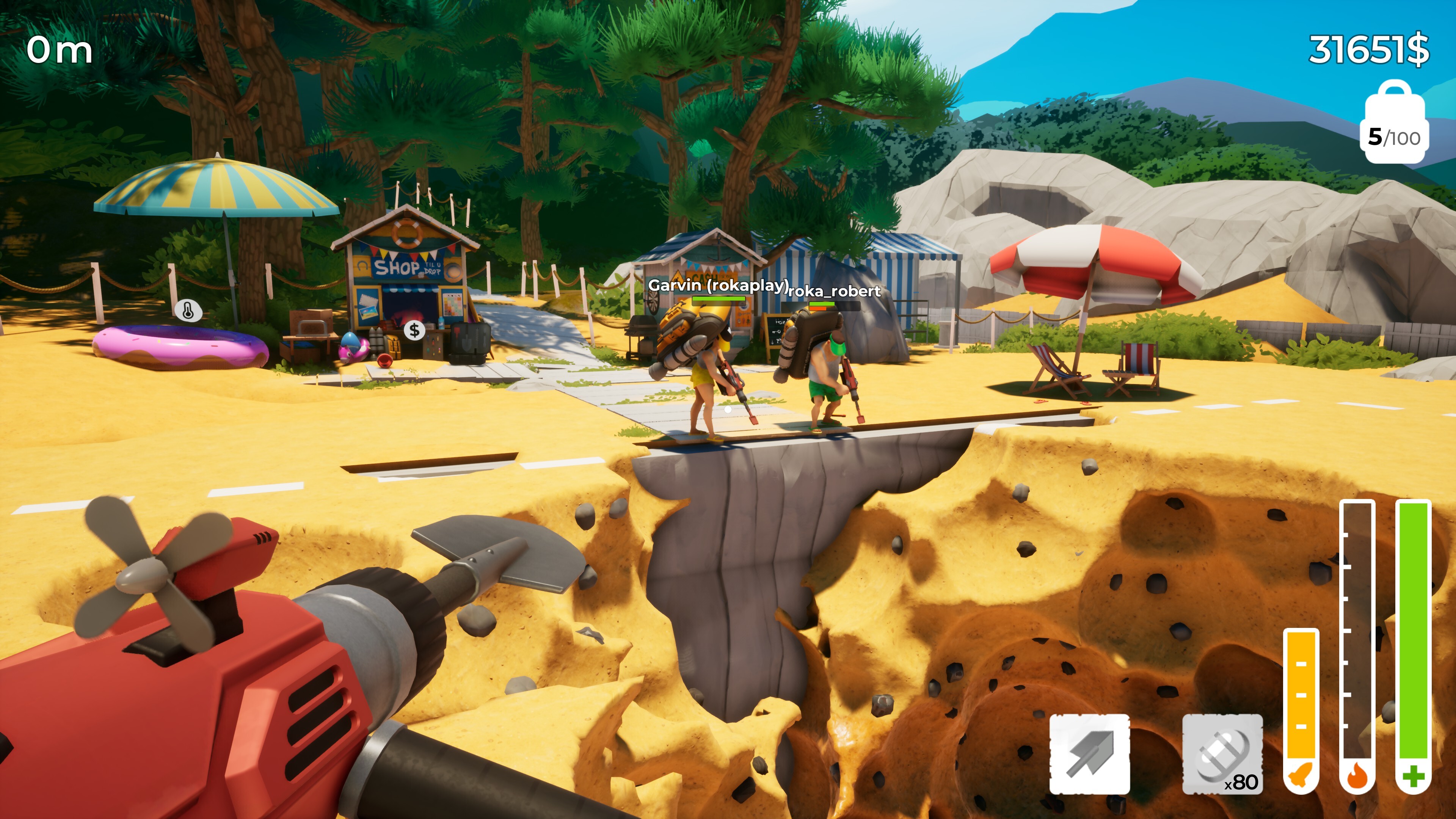 A Game About Digging A Hole™ Together trailer