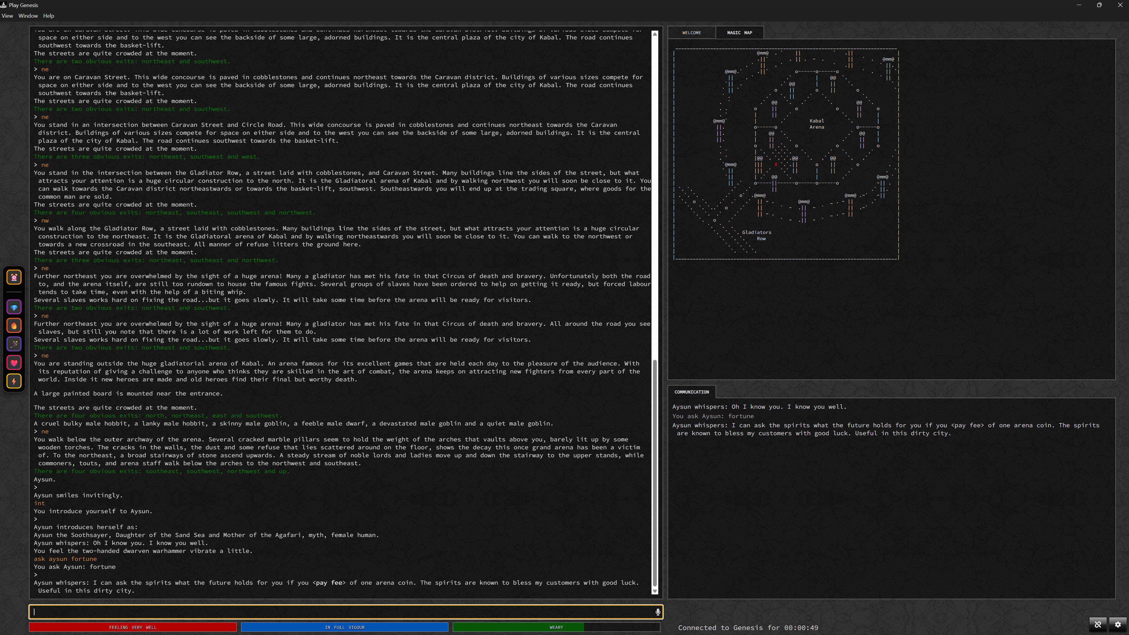 Genesis - The Original LPMud screenshot 5