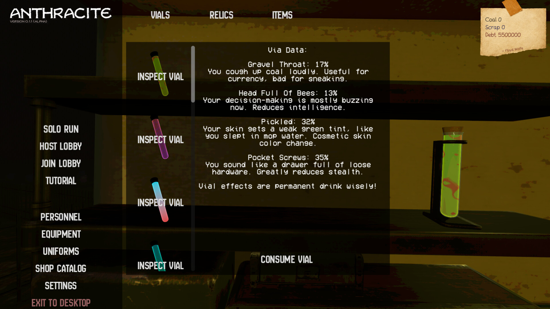 Anthracite screenshot 2
