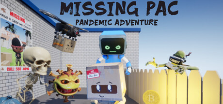Cover art from Missing Pac: Pandemic Adventure