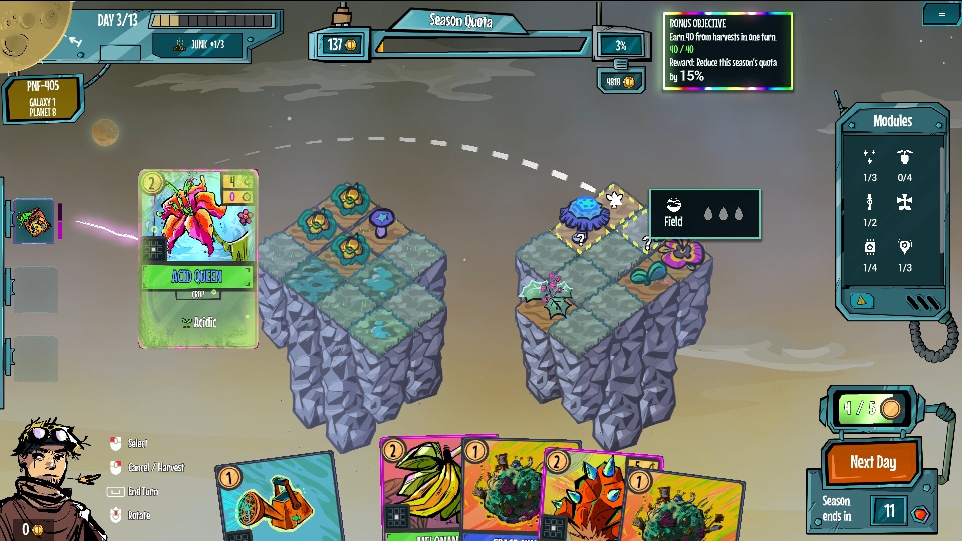 S.T.A.R.V.E.: Farming Roguelike Deckbuilder screenshot 4