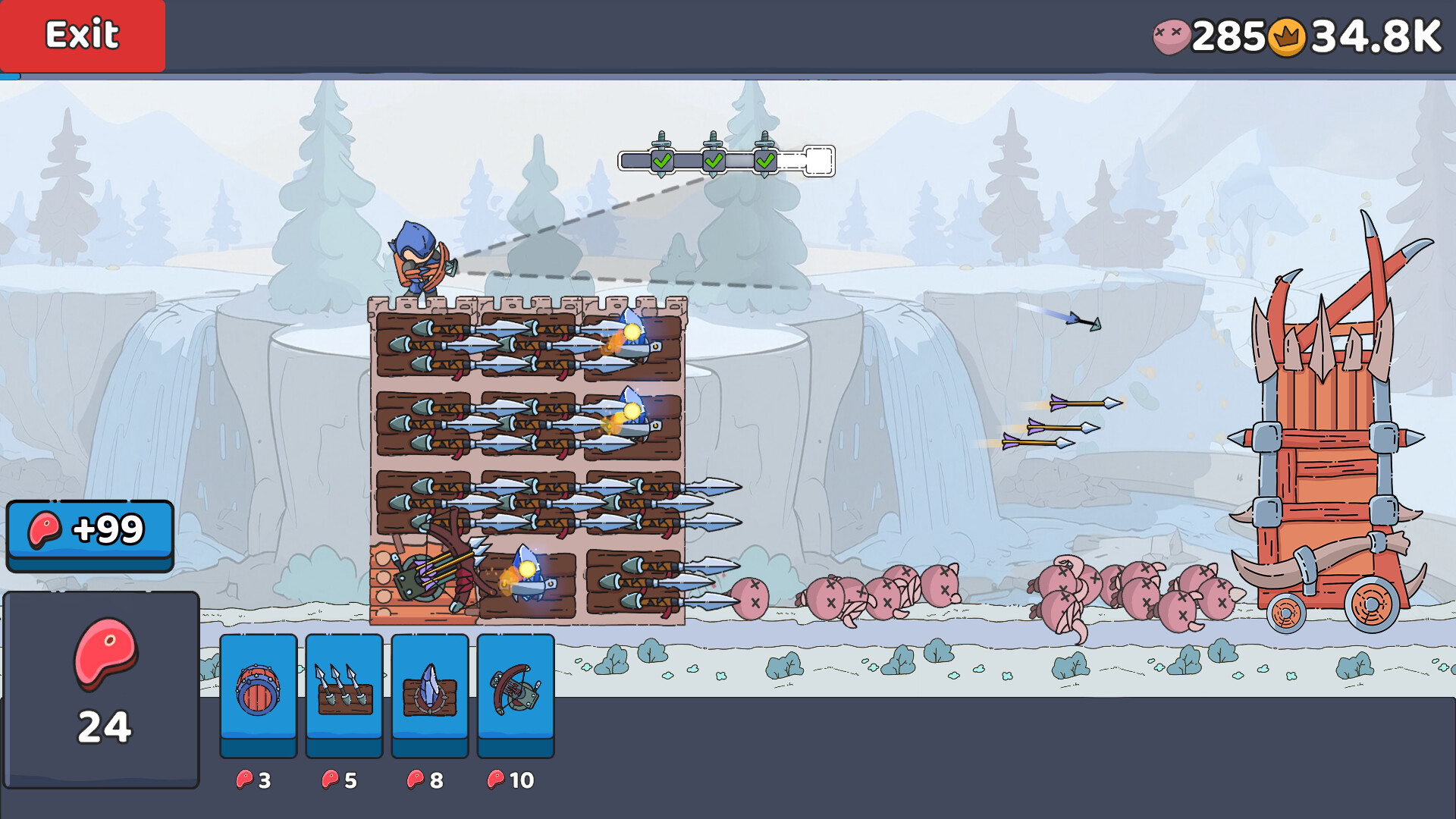 Tower vs Goblins: Fight & Defence screenshot 3