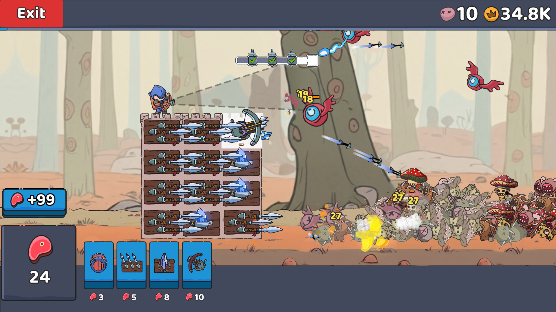 Tower vs Goblins: Fight & Defence screenshot 5