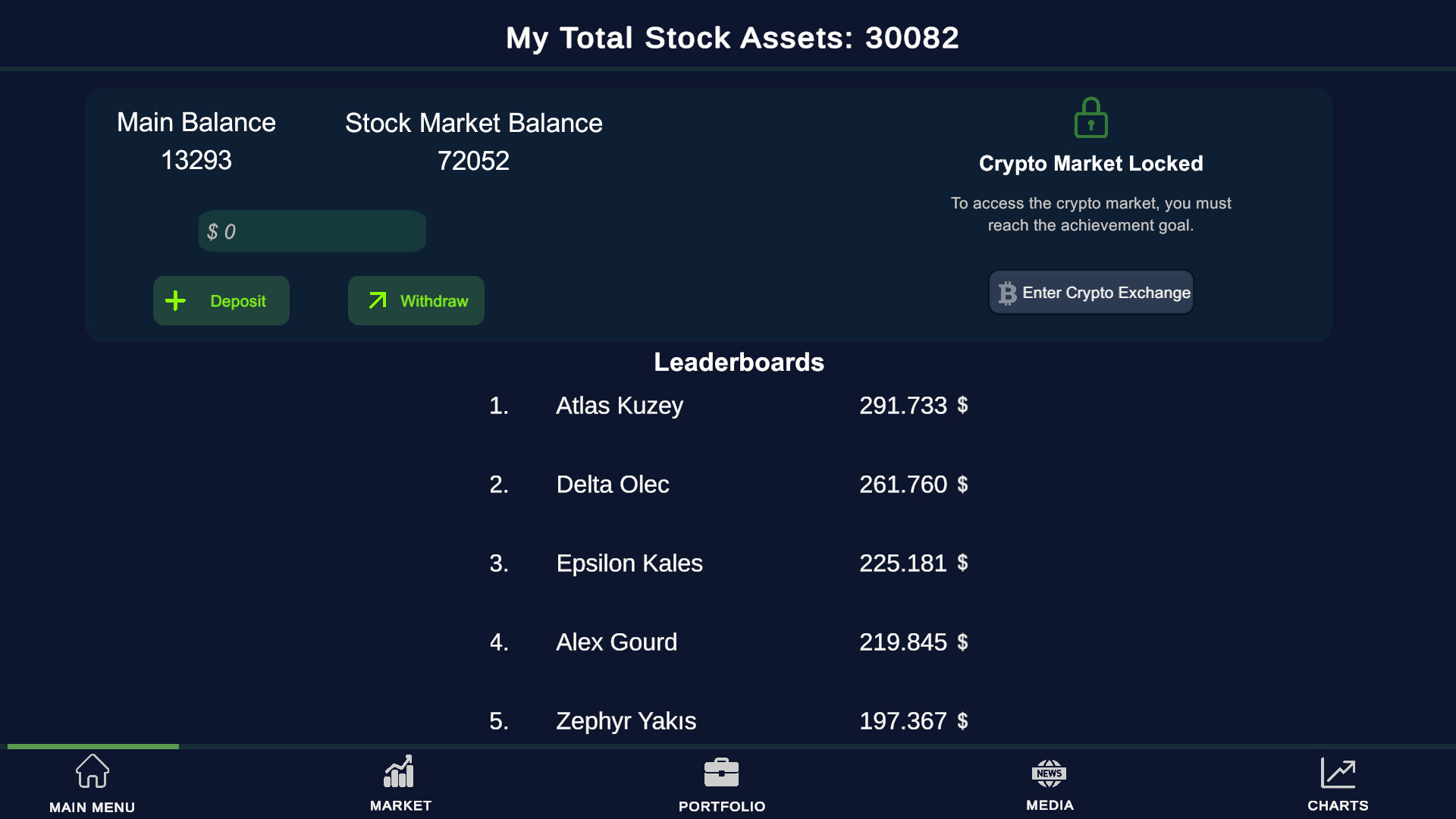 Stock Market Simulator trailer
