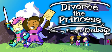 Cover art from Divorce the Princess (Starring Finnley the Femboy)