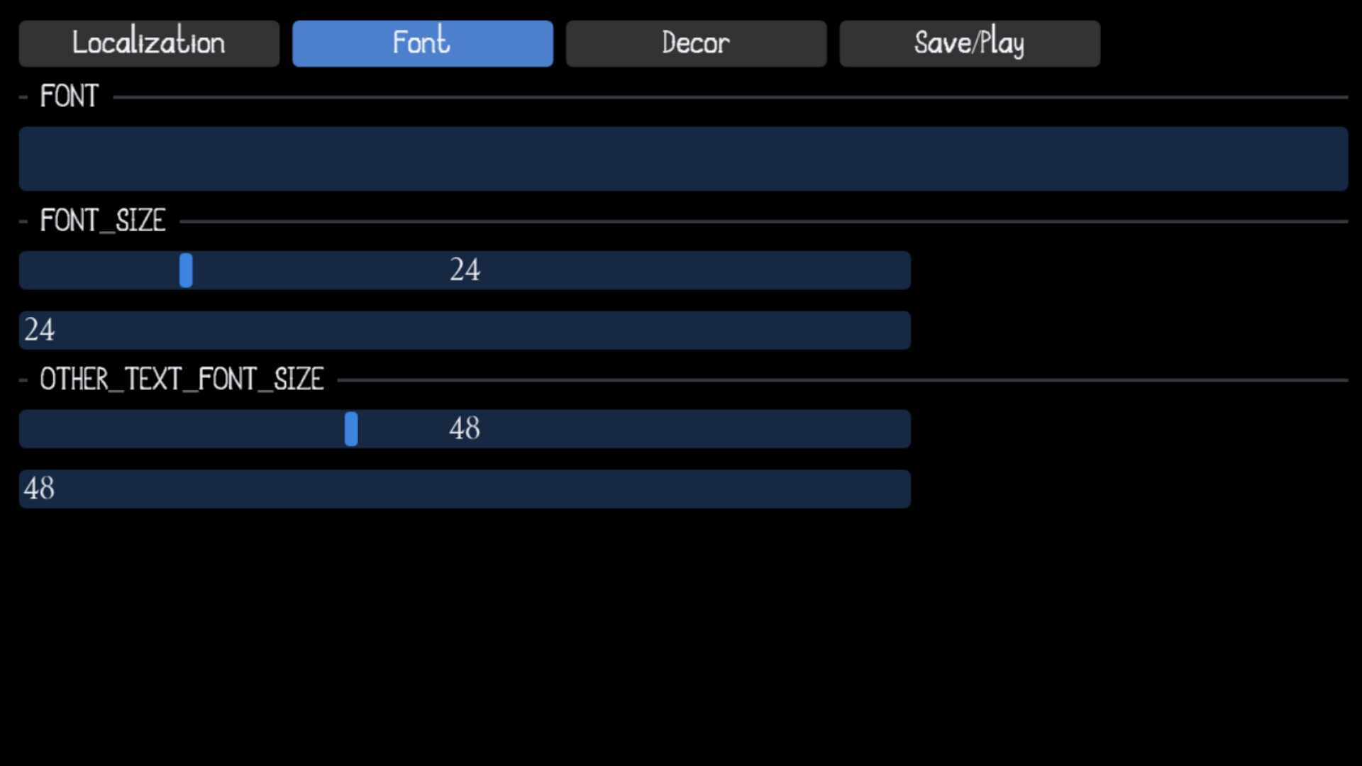 SENSE: The Game Customizer screenshot 3